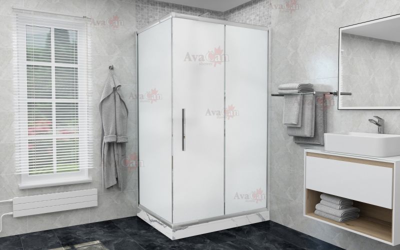 Душевой уголок AvaCan FС 160-180 + SС80 MT хром